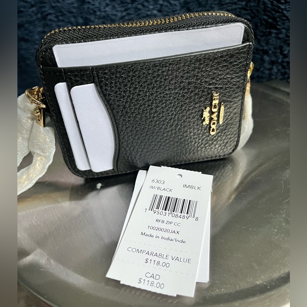Black Coach wallet